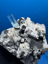 Aquarmarine and Tourmaline Specimen - 230g