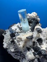 Aquarmarine and Tourmaline Specimen - 230g