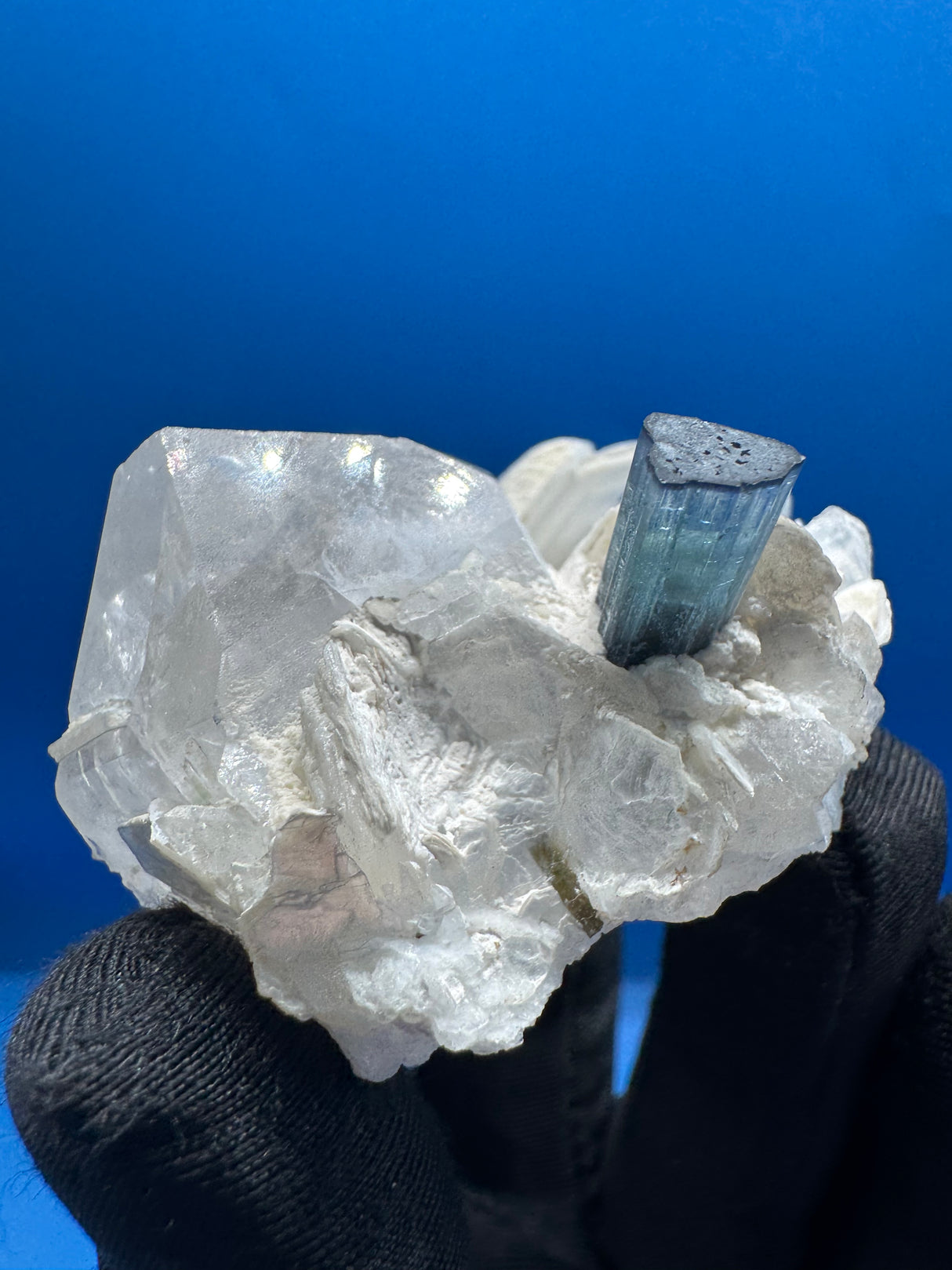 Blue Tourmaline Specimen - 68g