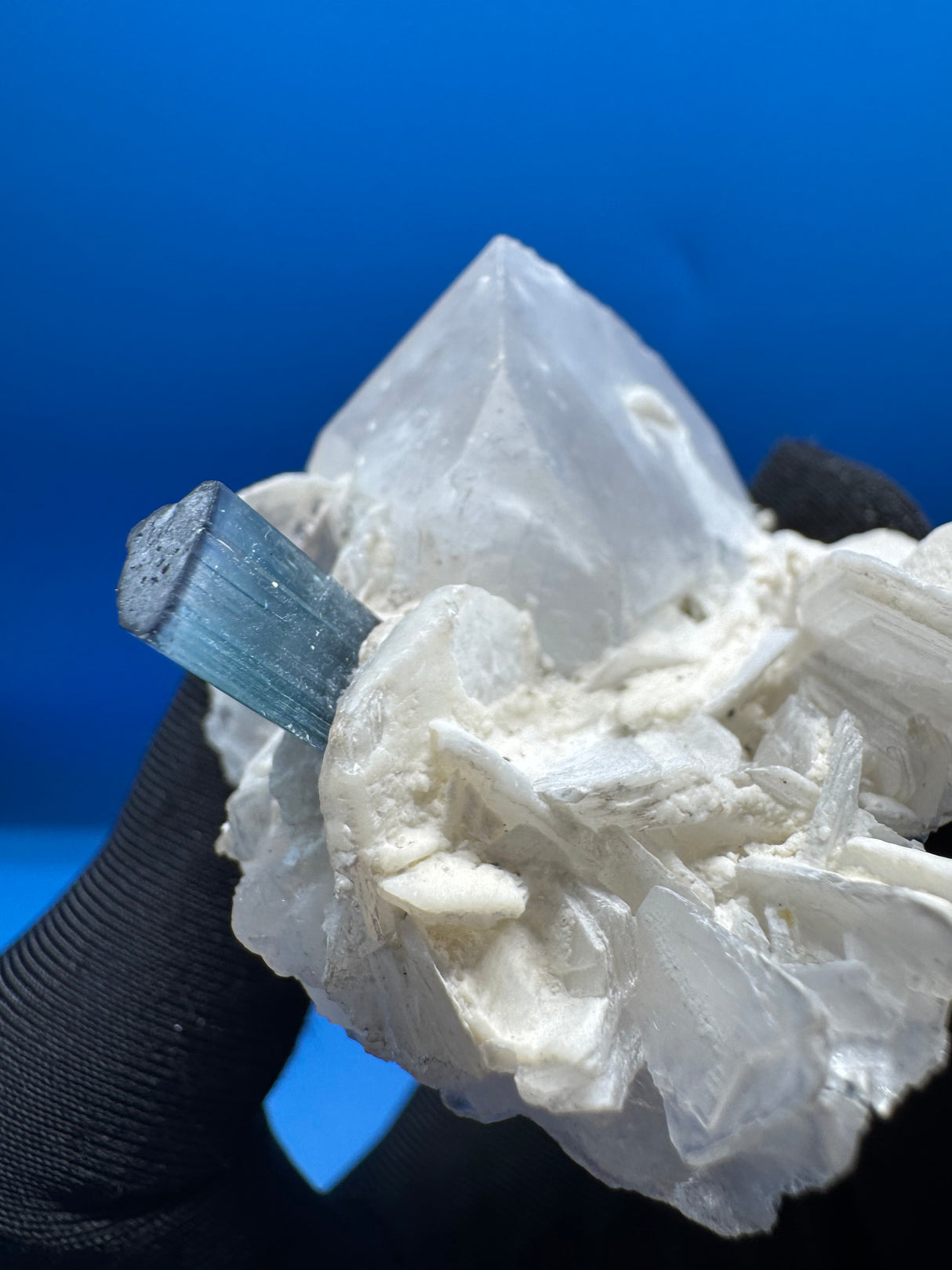 Blue Tourmaline Specimen - 68g