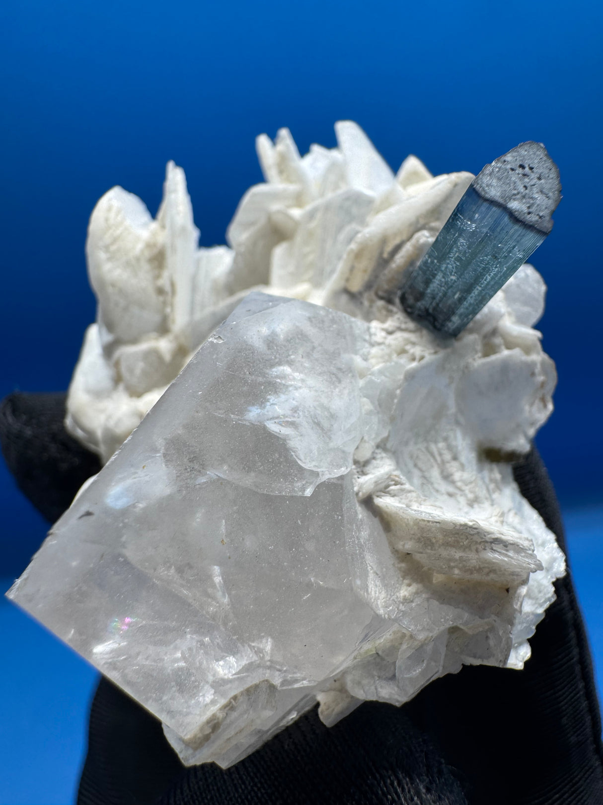 Blue Tourmaline Specimen - 68g