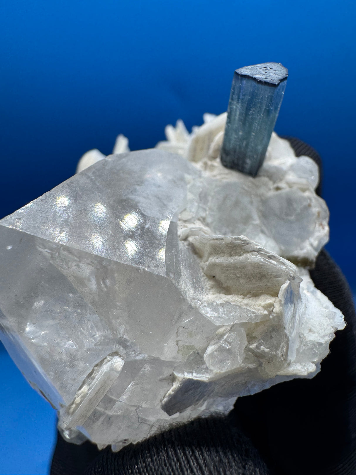 Blue Tourmaline Specimen - 68g