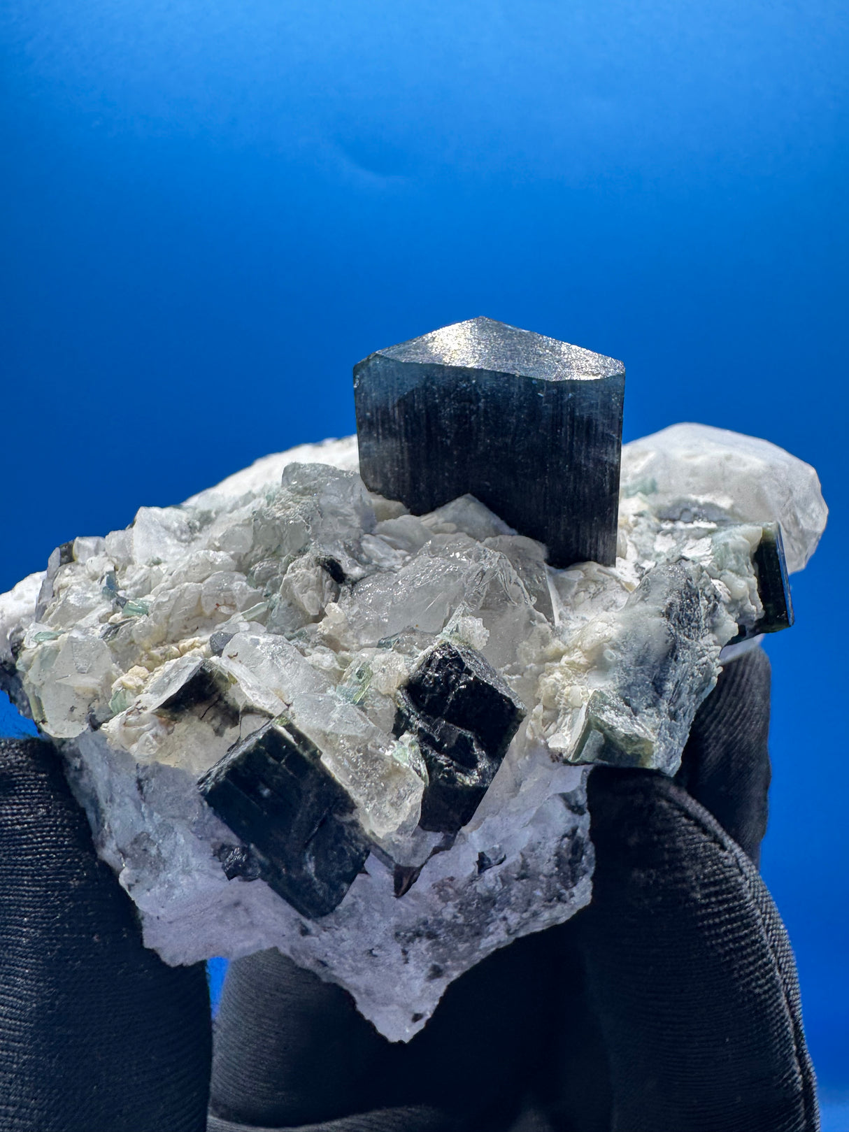 Blue Tourmaline Specimen - 119g