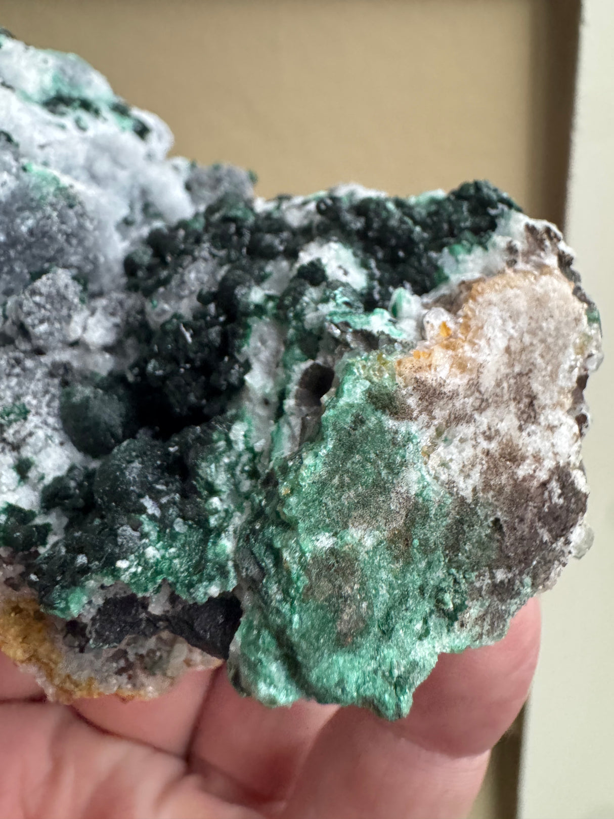 Malachite and Quartz Speciemen - 265g
