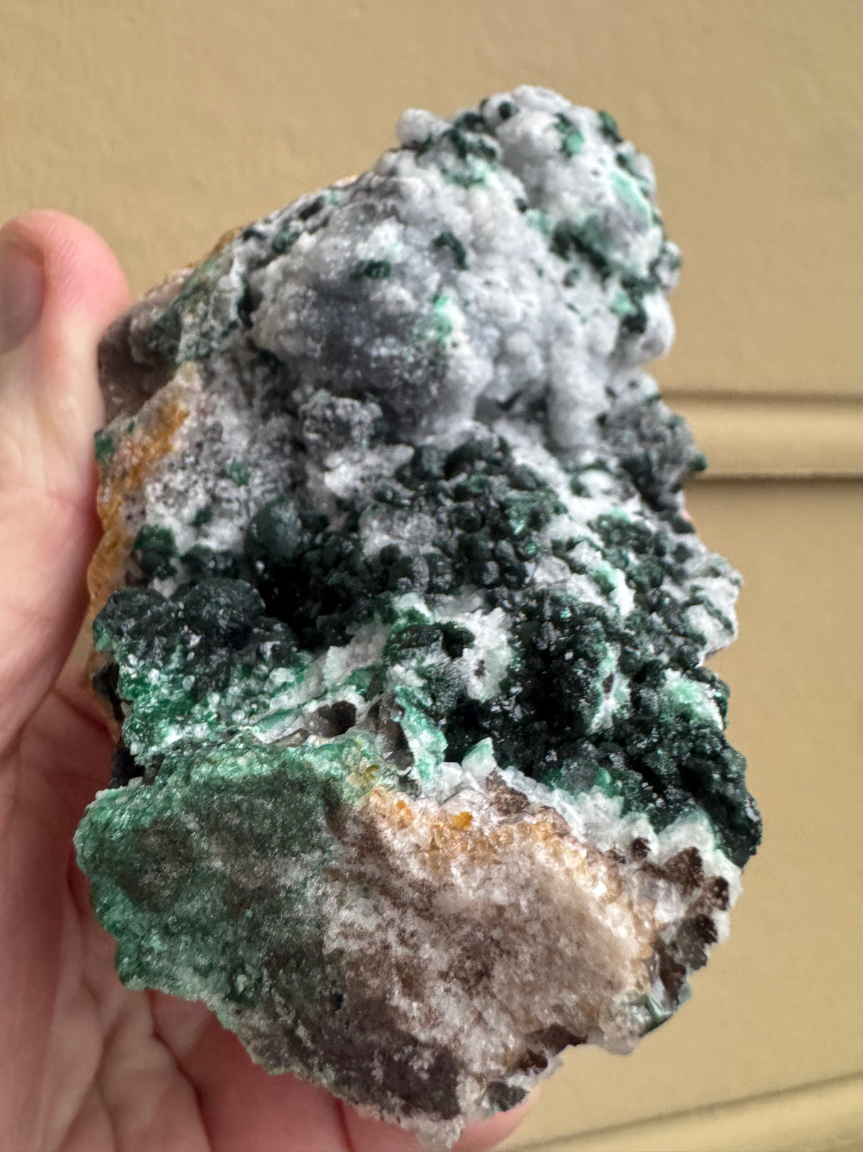Malachite and Quartz Speciemen - 265g