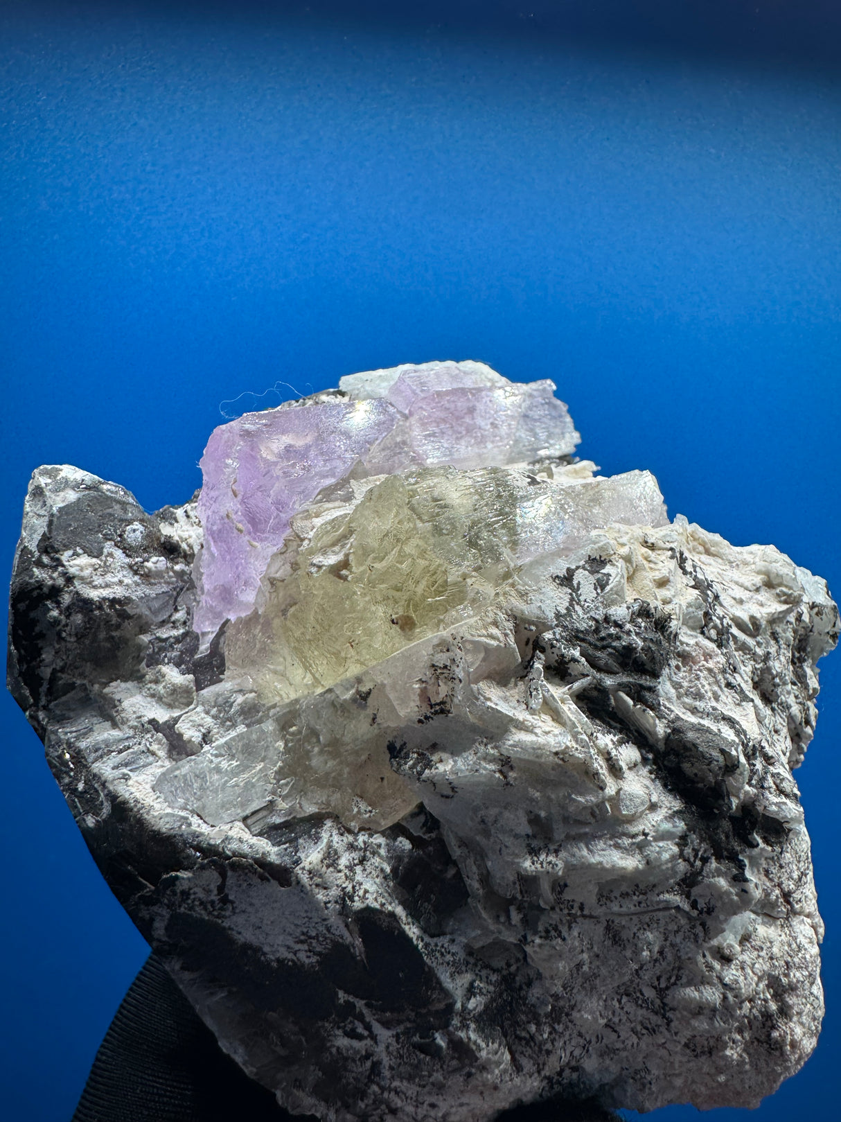 Kunzite and Smoky Quartz Specimen - 359g