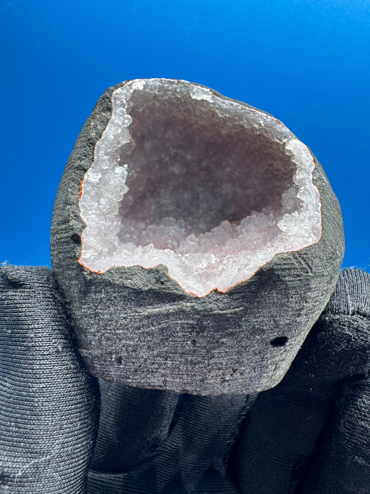 Pink Druzy Calcite Geode - 151g
