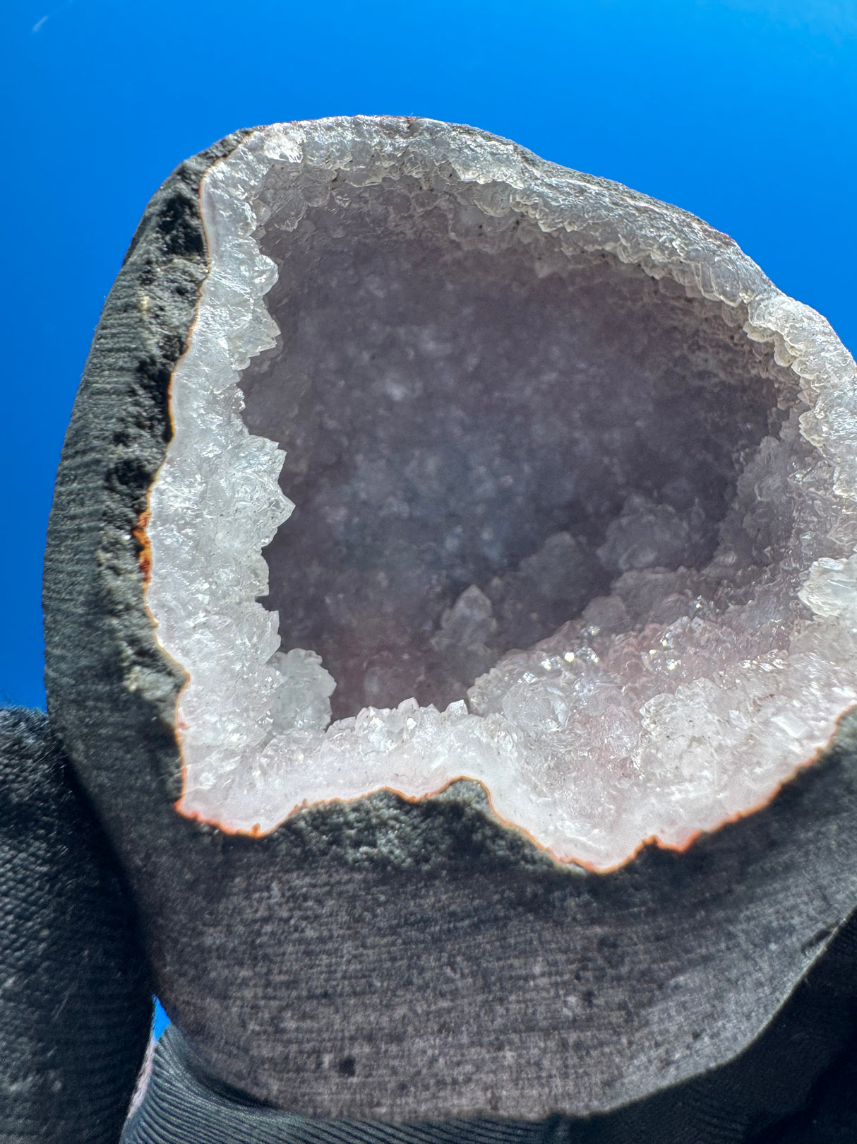 Pink Druzy Calcite Geode - 151g