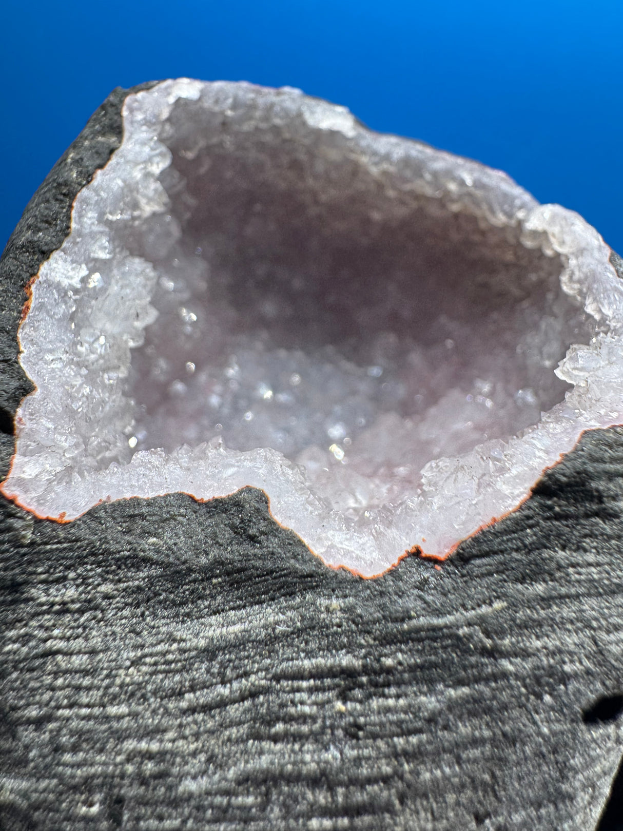 Pink Druzy Calcite Geode - 151g