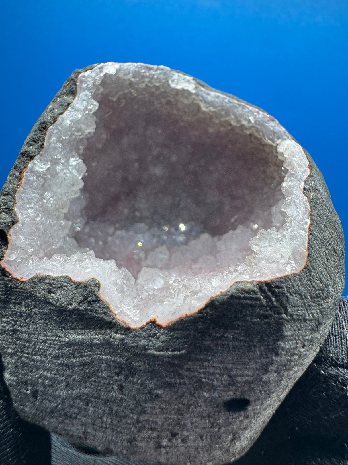 Pink Druzy Calcite Geode - 151g