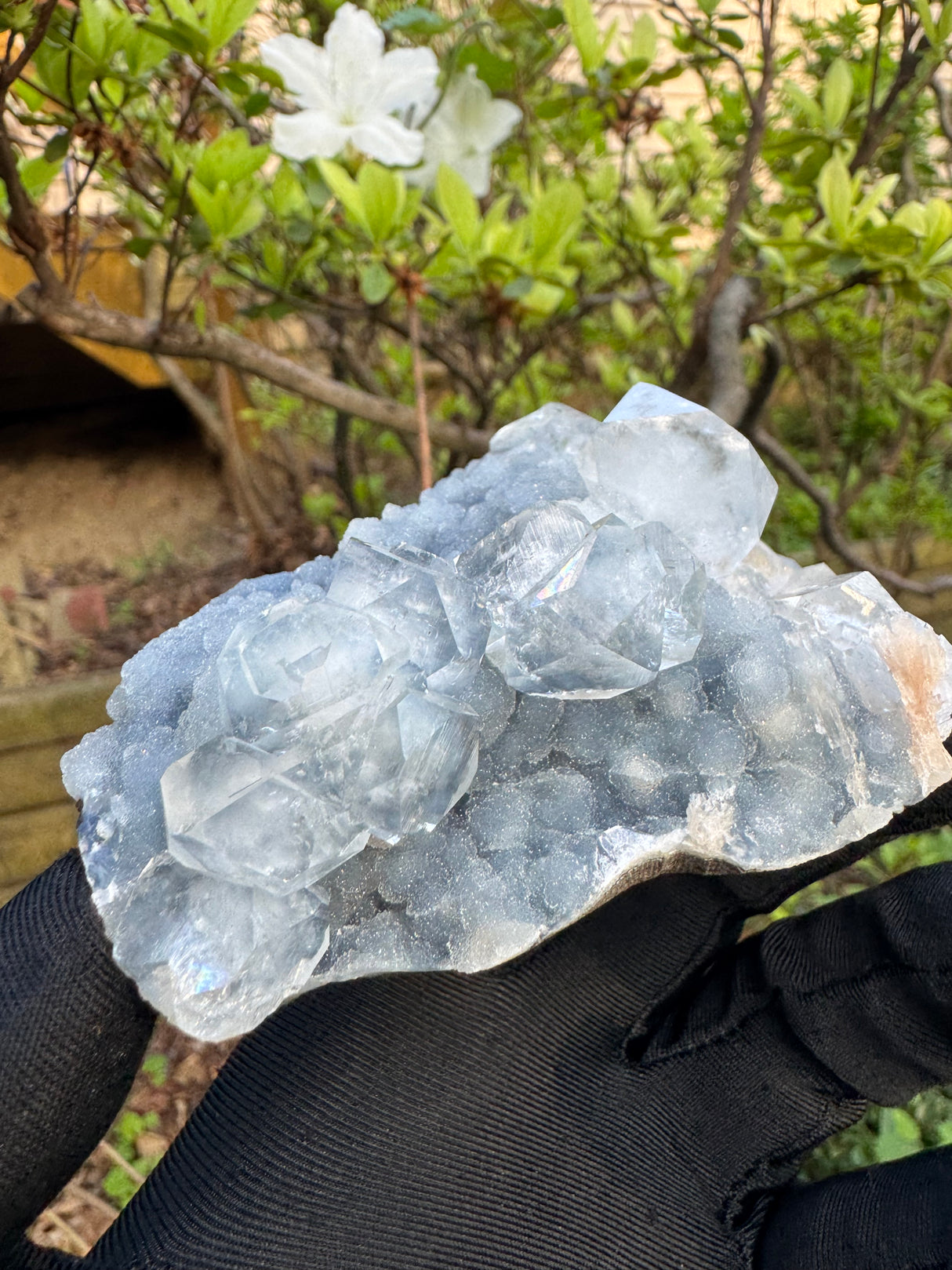 Apophyllite & Blue Chalcedony Specimen - 251g