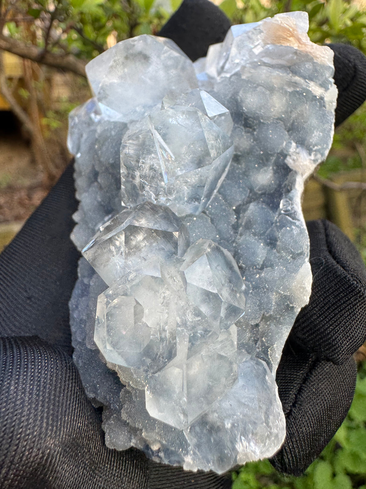 Apophyllite & Blue Chalcedony Specimen - 251g