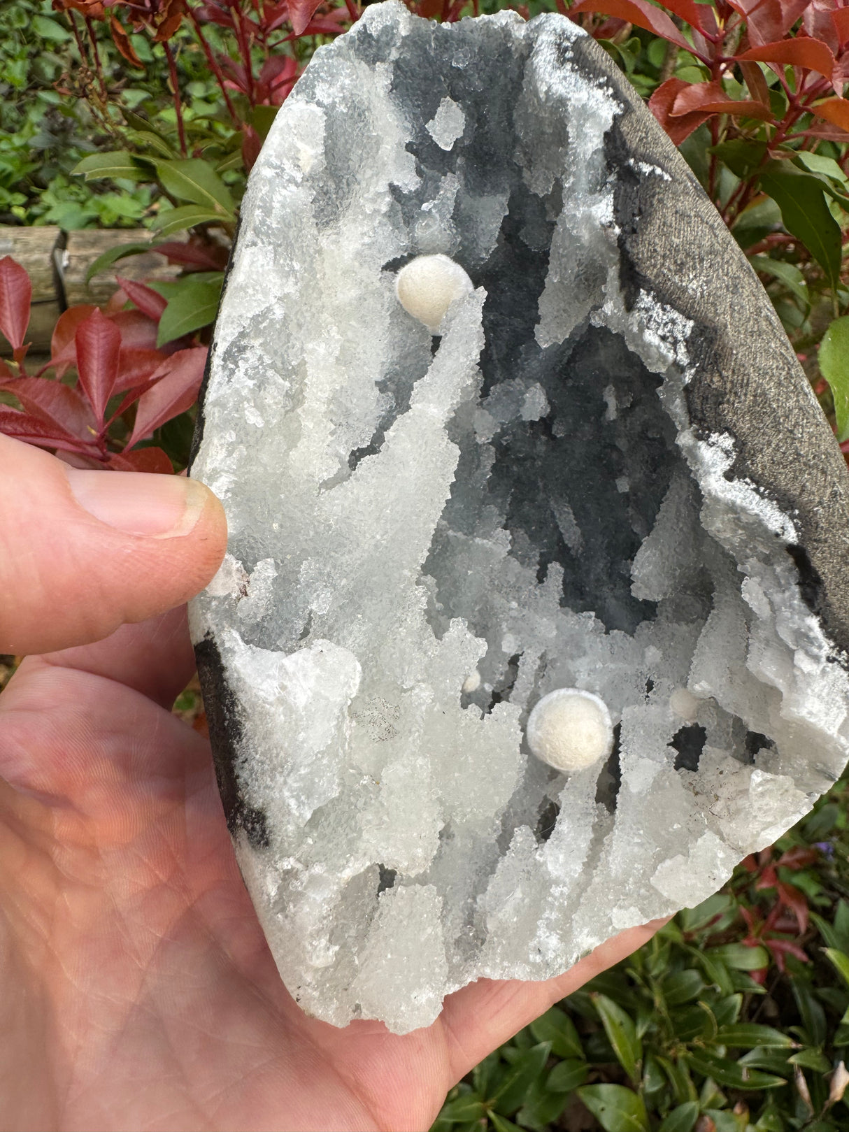 Chalcedony & Okenite Specimen - 587g