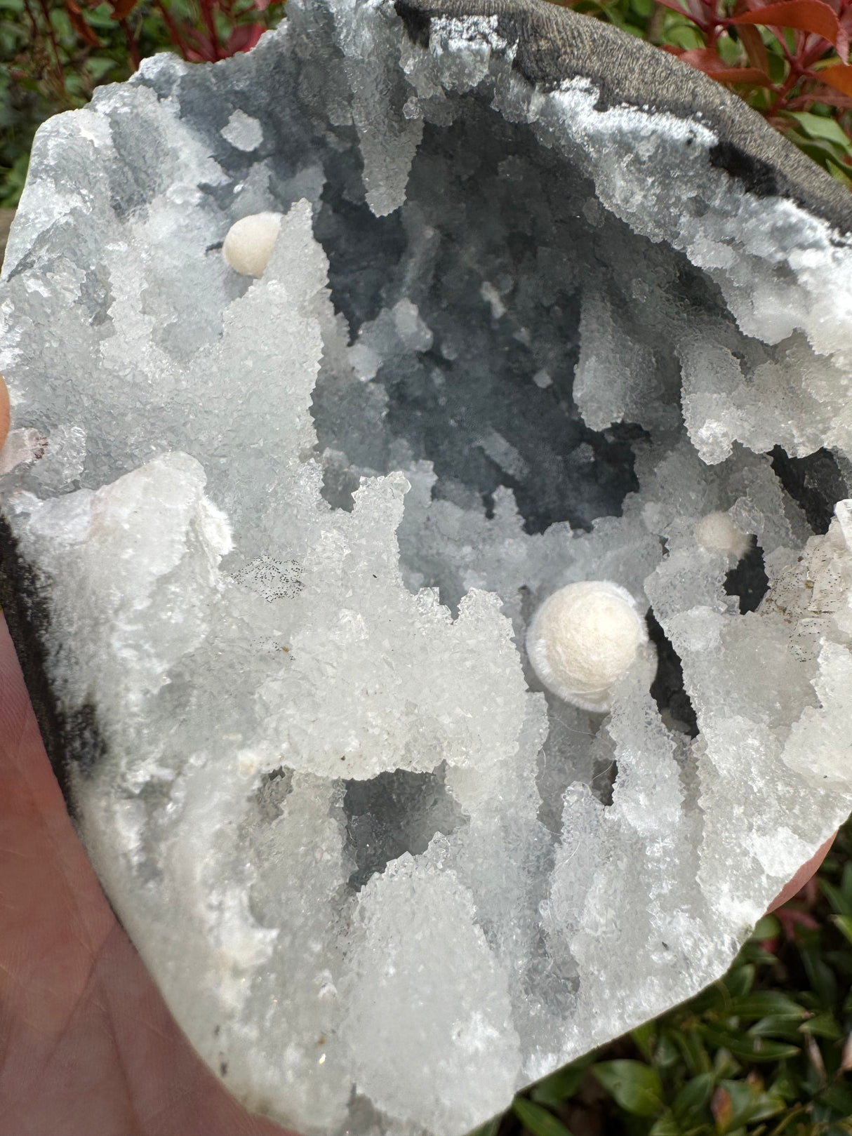 Chalcedony & Okenite Specimen - 587g