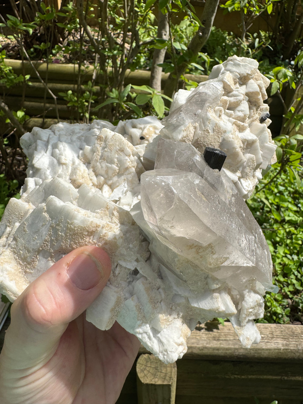 Aquamarine & Tourmaline Specimen - 3322g