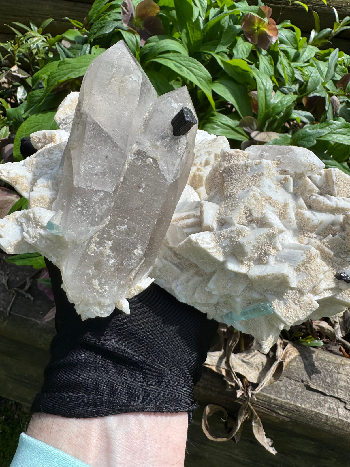 Aquamarine & Tourmaline Specimen - 3322g