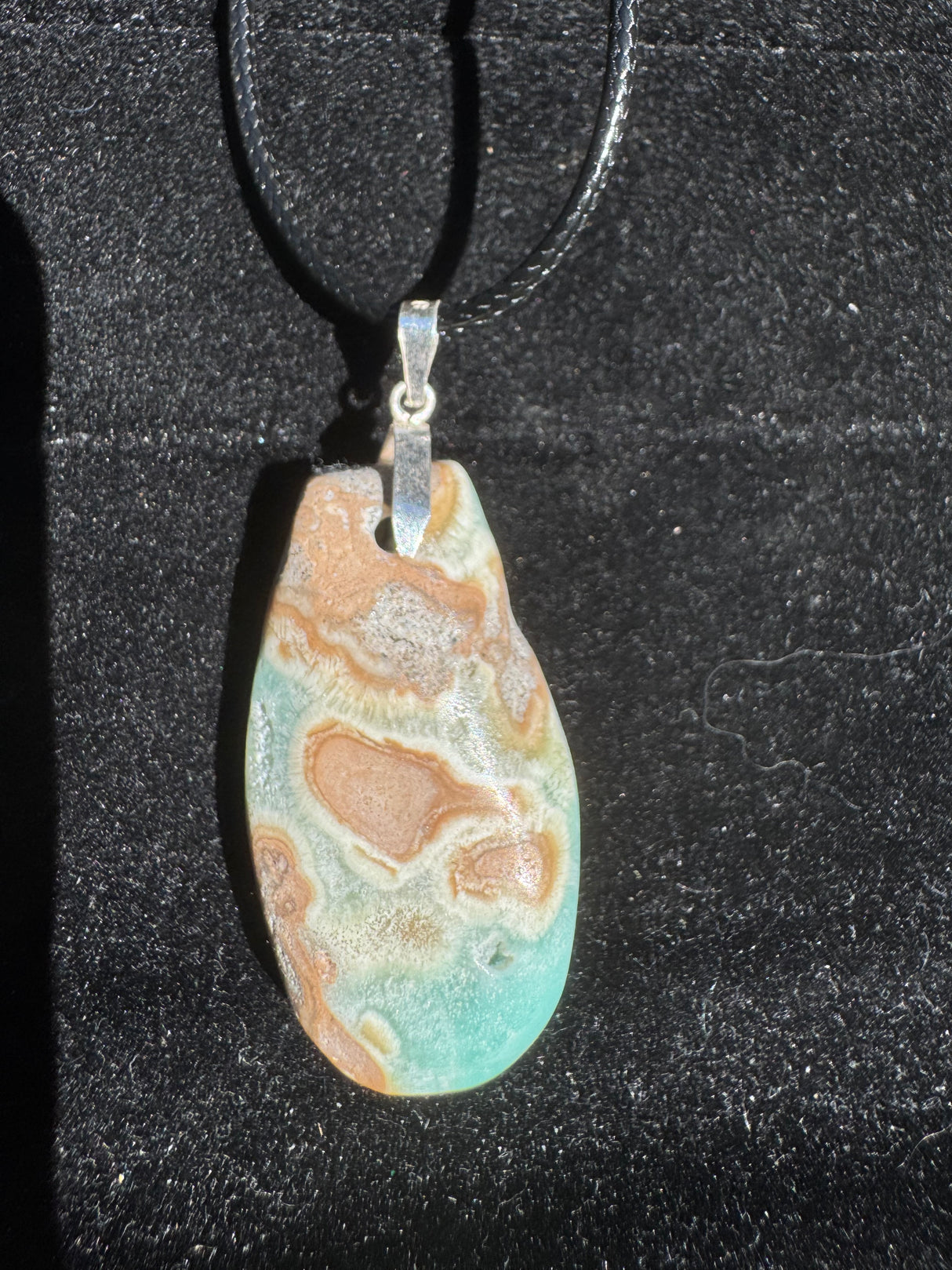 Blue Aragonite Necklace – 15g