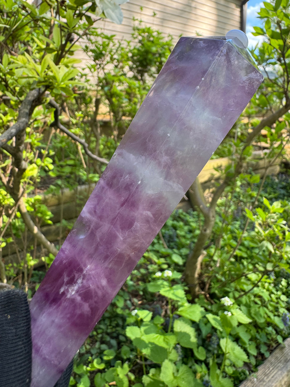 Fluorite Polished Tower - 216g