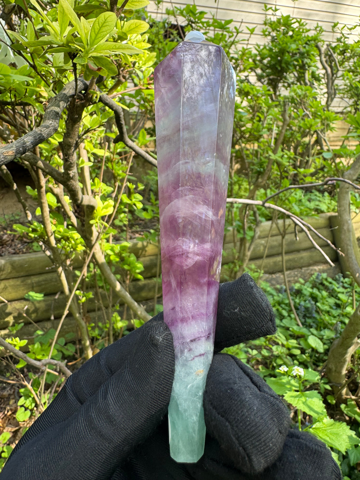Fluorite Polished Tower - 216g