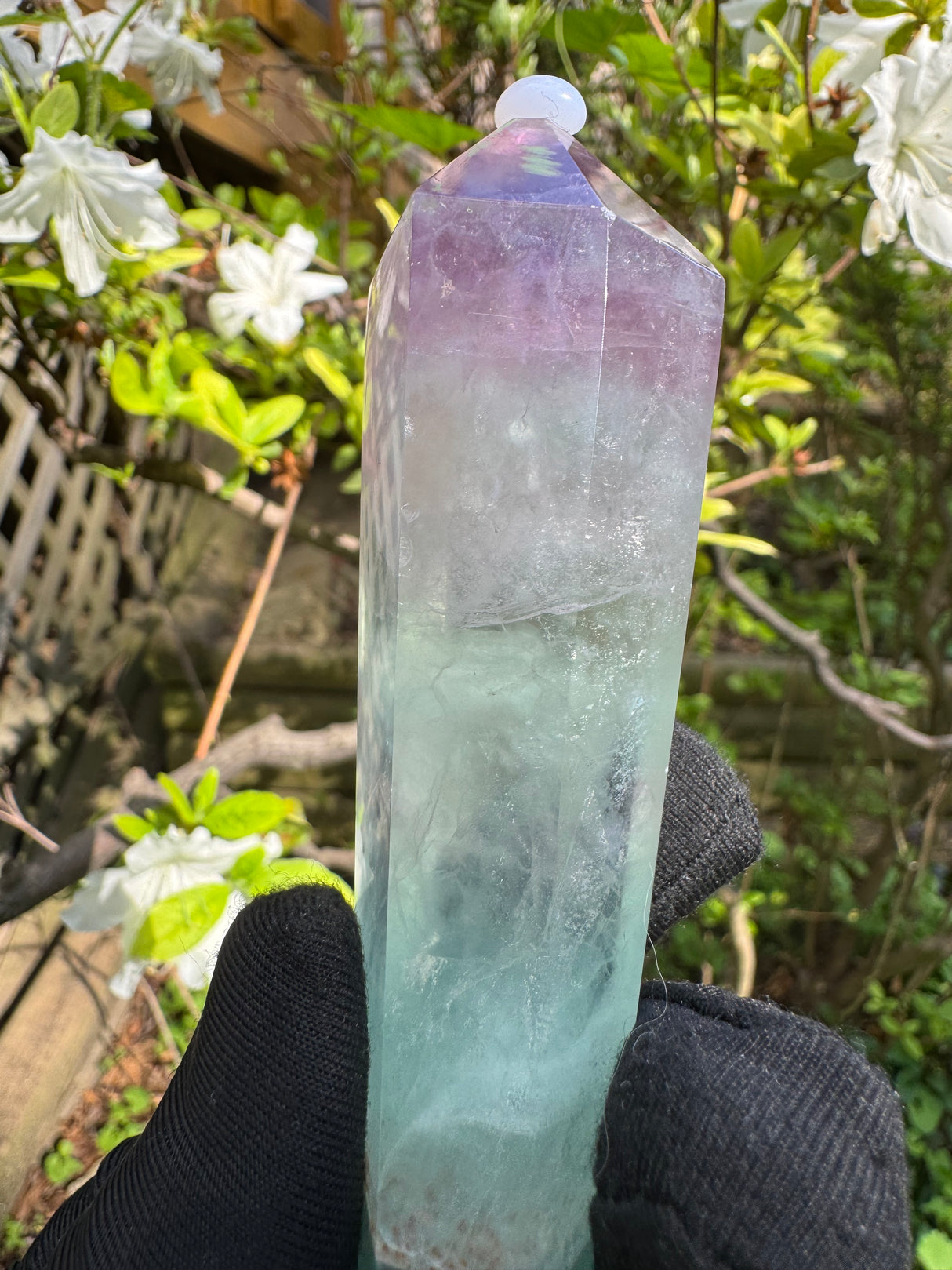 Fluorite Polished Tower - 157g