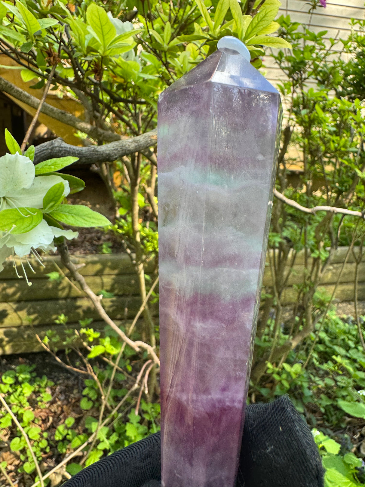 Fluorite Polished Tower - 195g