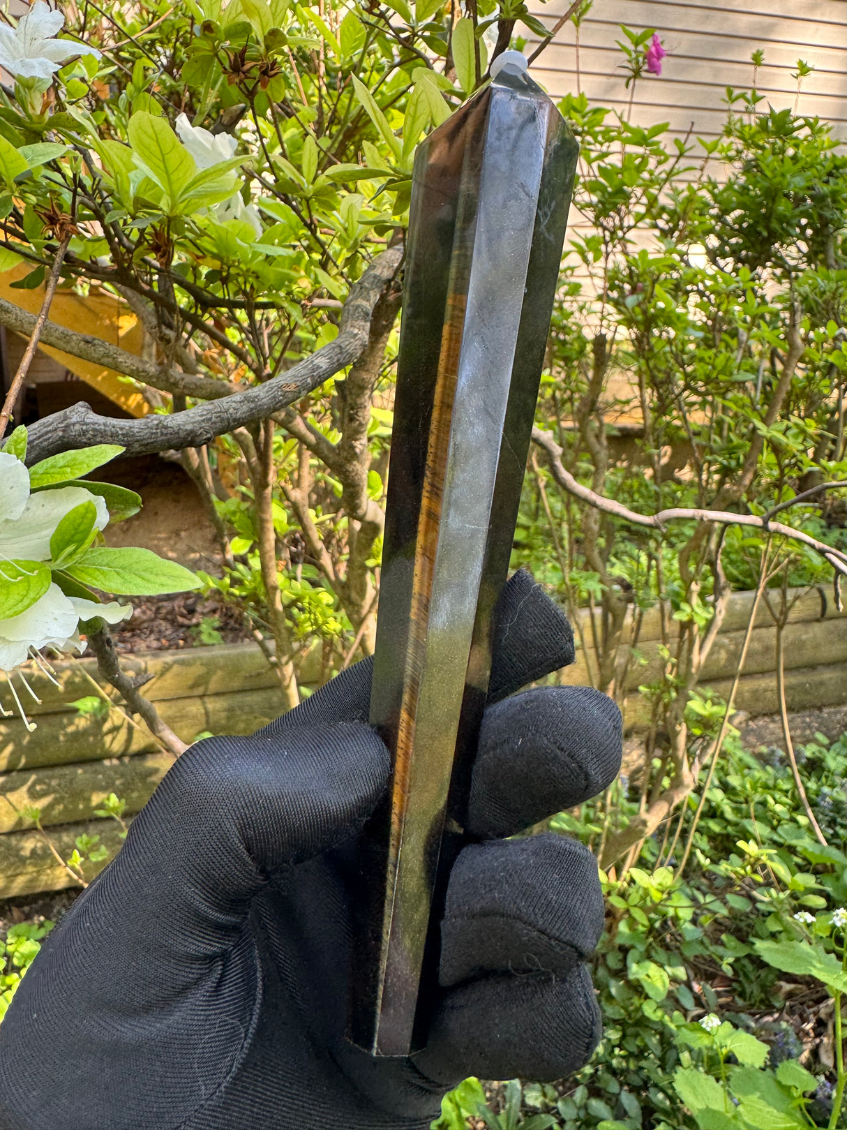 Tigers Eye Polished Wand - 264g