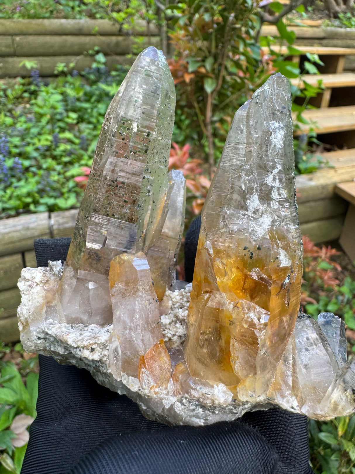 Iron Stained Quartz Specimen - 264g
