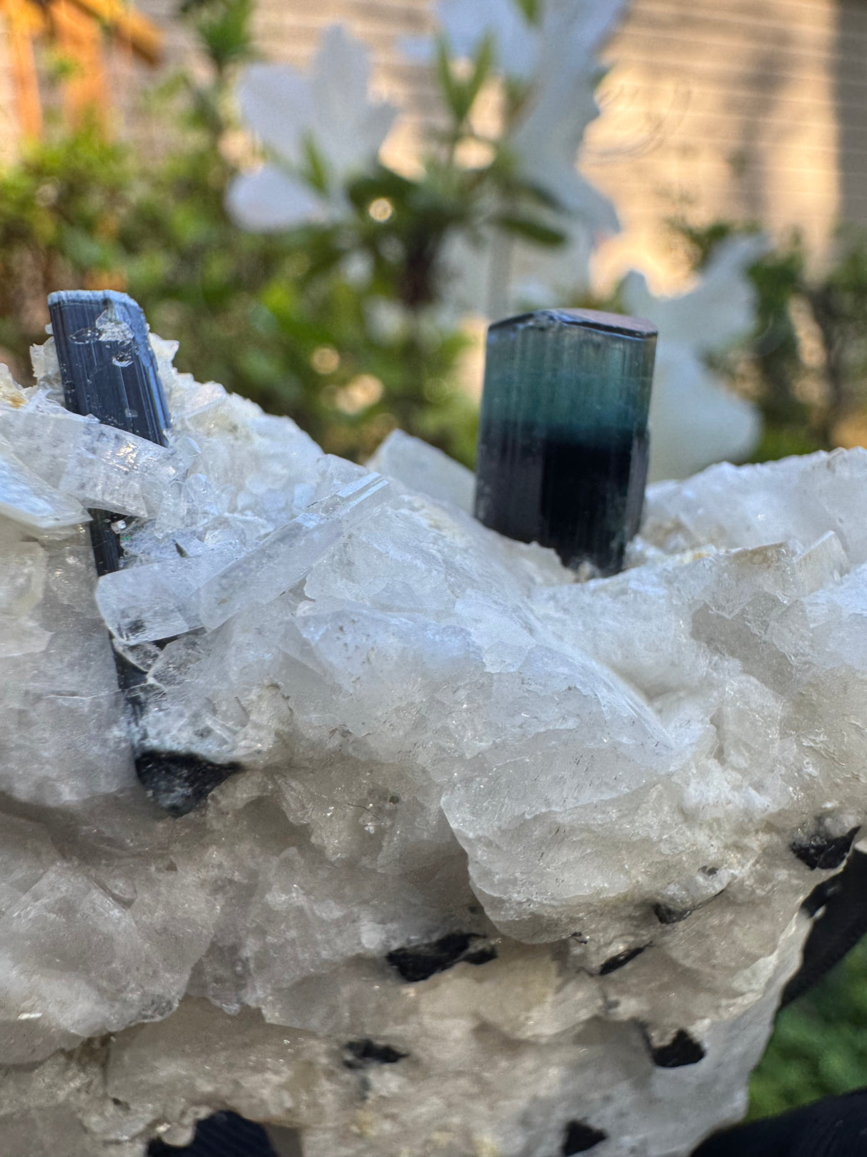 Blue Cap Tourmaline Specimen - 114g