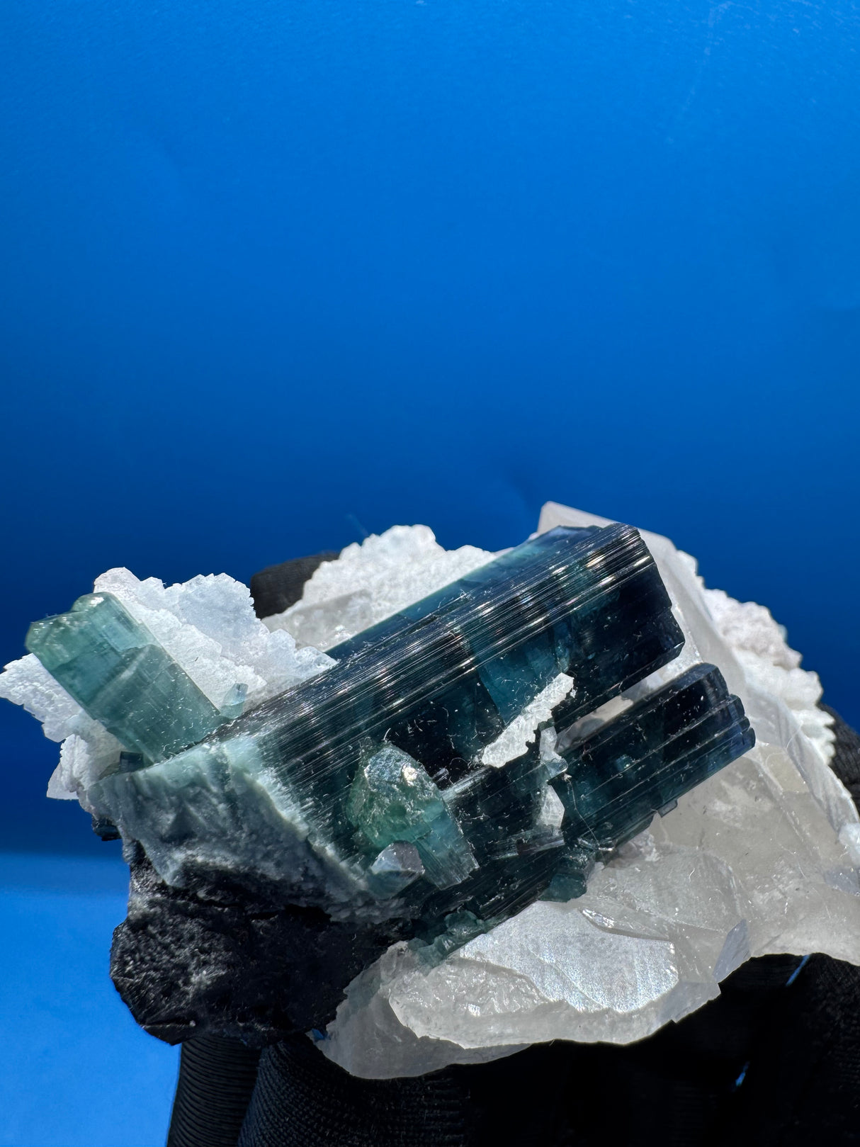 Blue Tourmaline Specimen - 132g