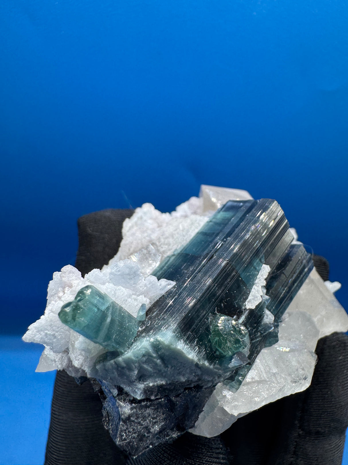 Blue Tourmaline Specimen - 132g