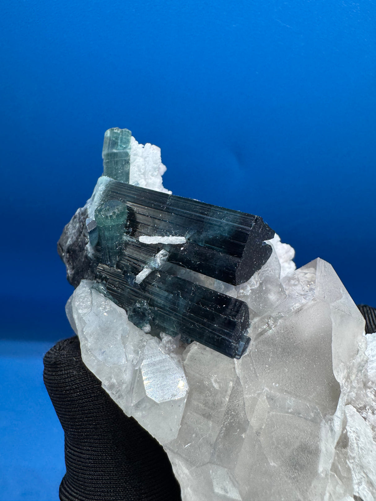 Blue Tourmaline Specimen - 132g
