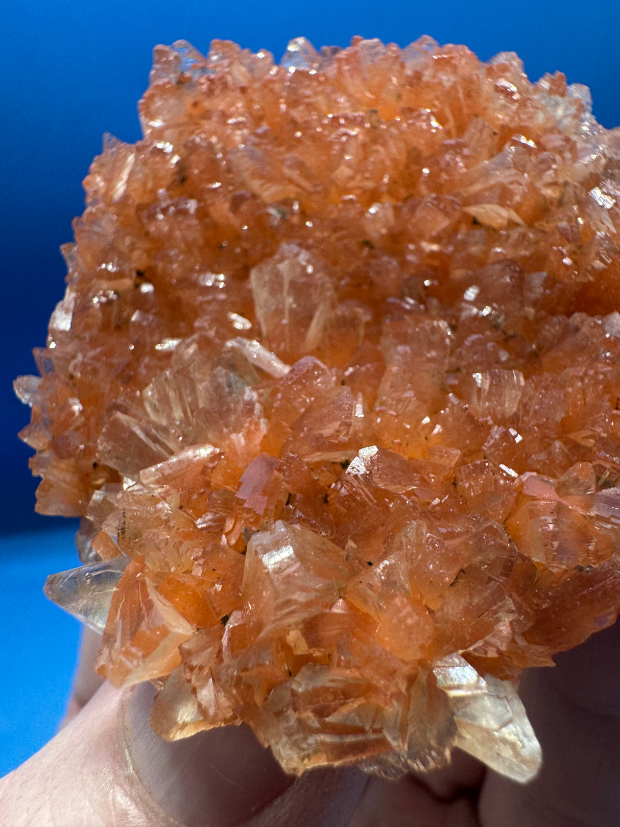 Red Heulandite with Stilbite – 51g