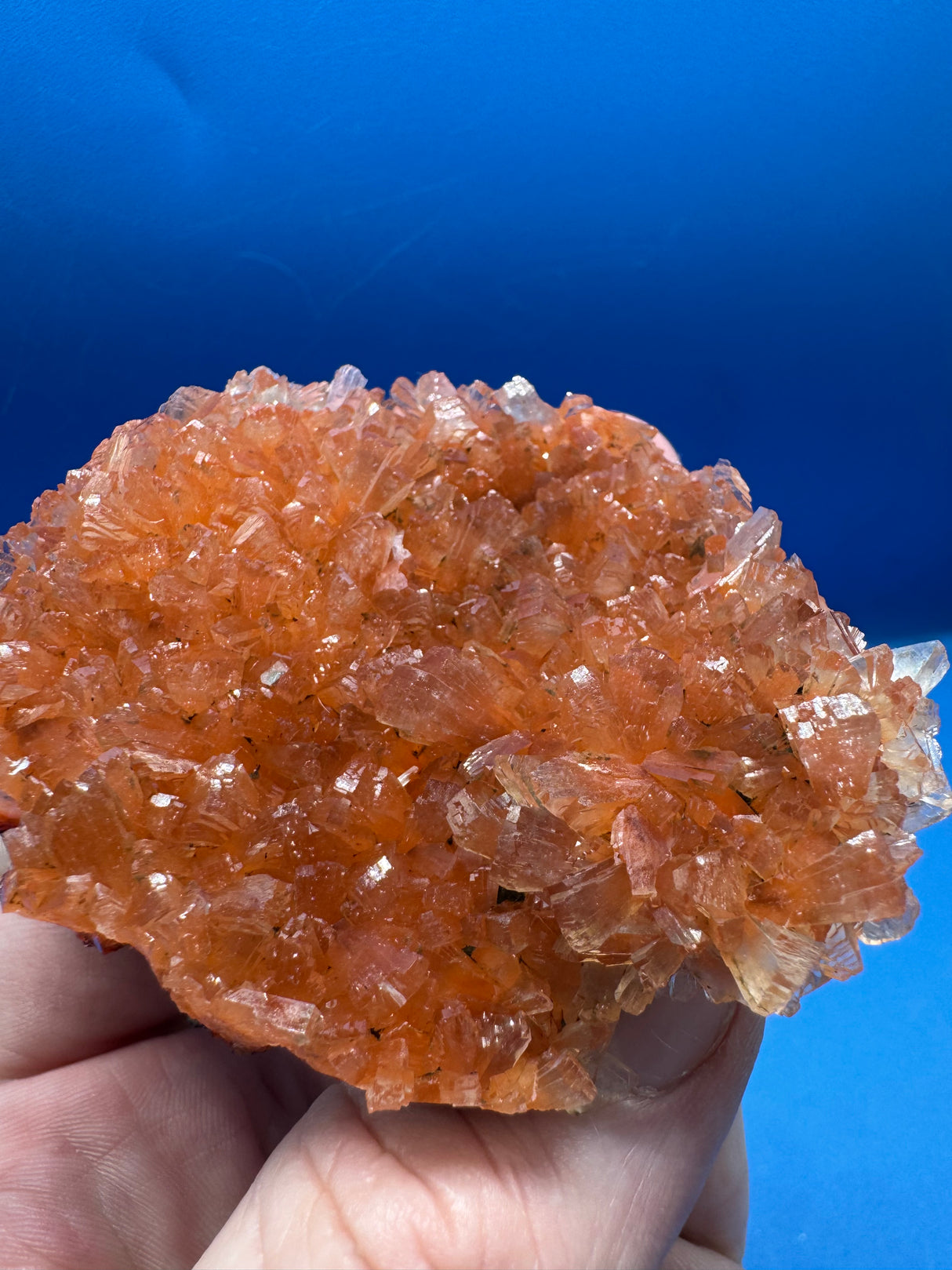 Red Heulandite with Stilbite – 51g