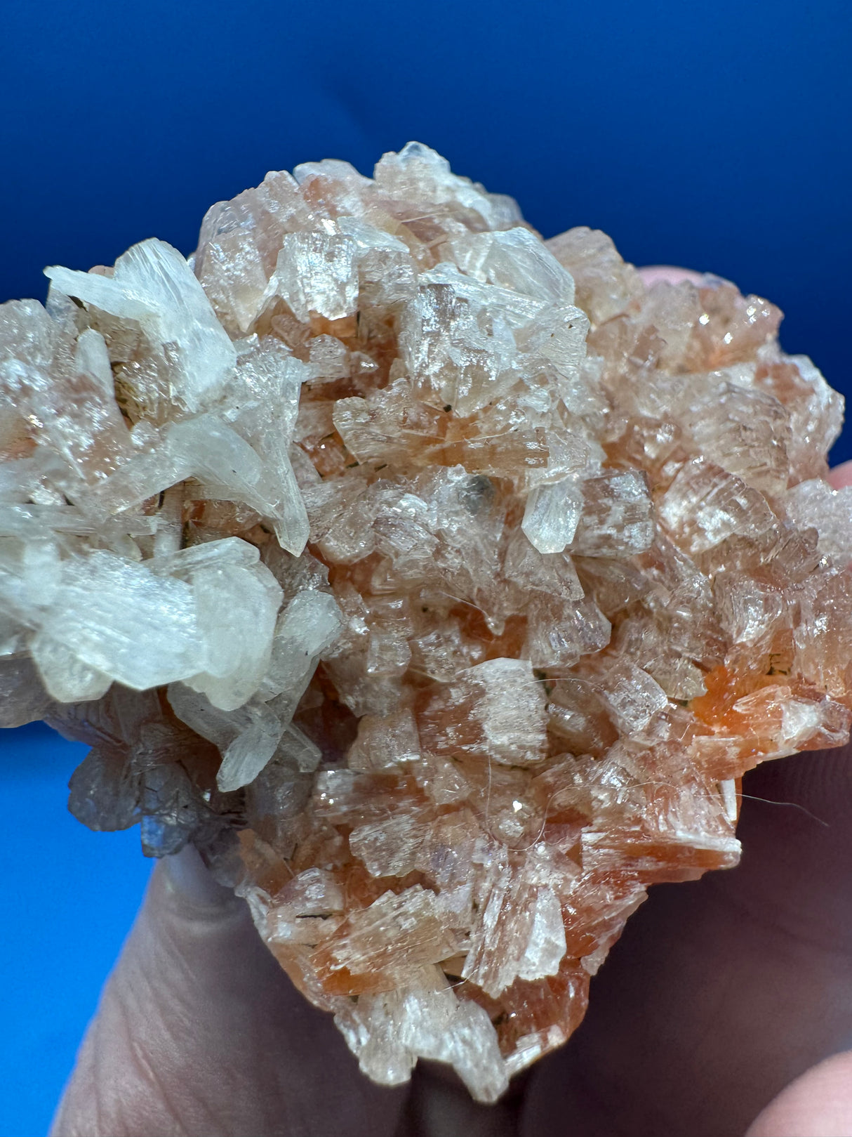 Red Heulandite with Stilbite - 42g