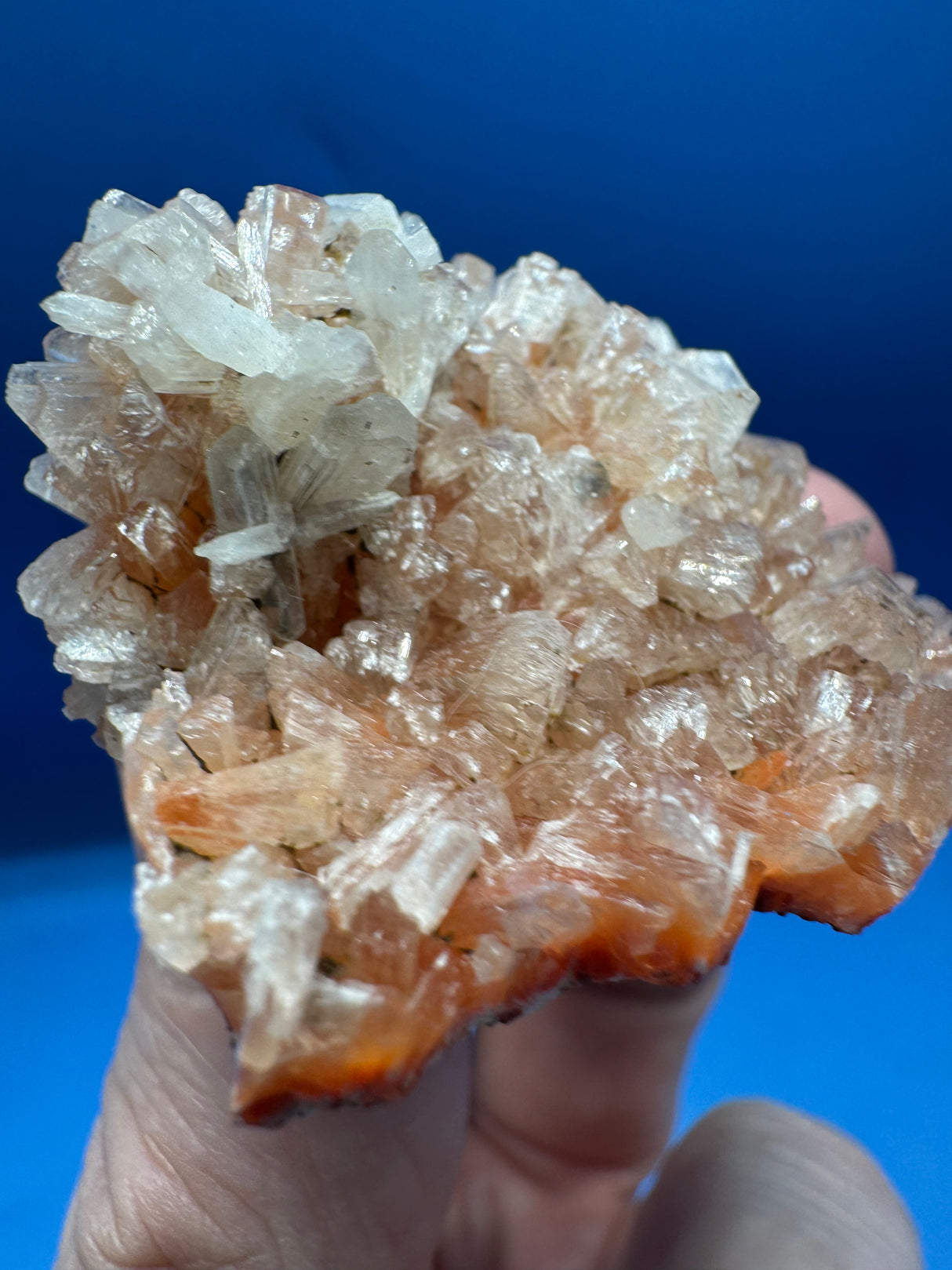 Red Heulandite with Stilbite - 42g