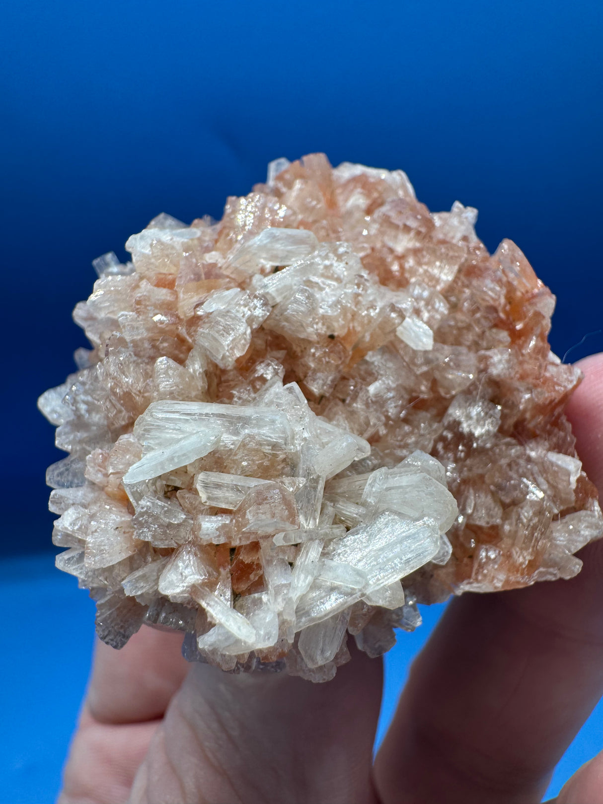 Red Heulandite with Stilbite - 42g