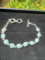 Larimar Silver Bracelet - 19g