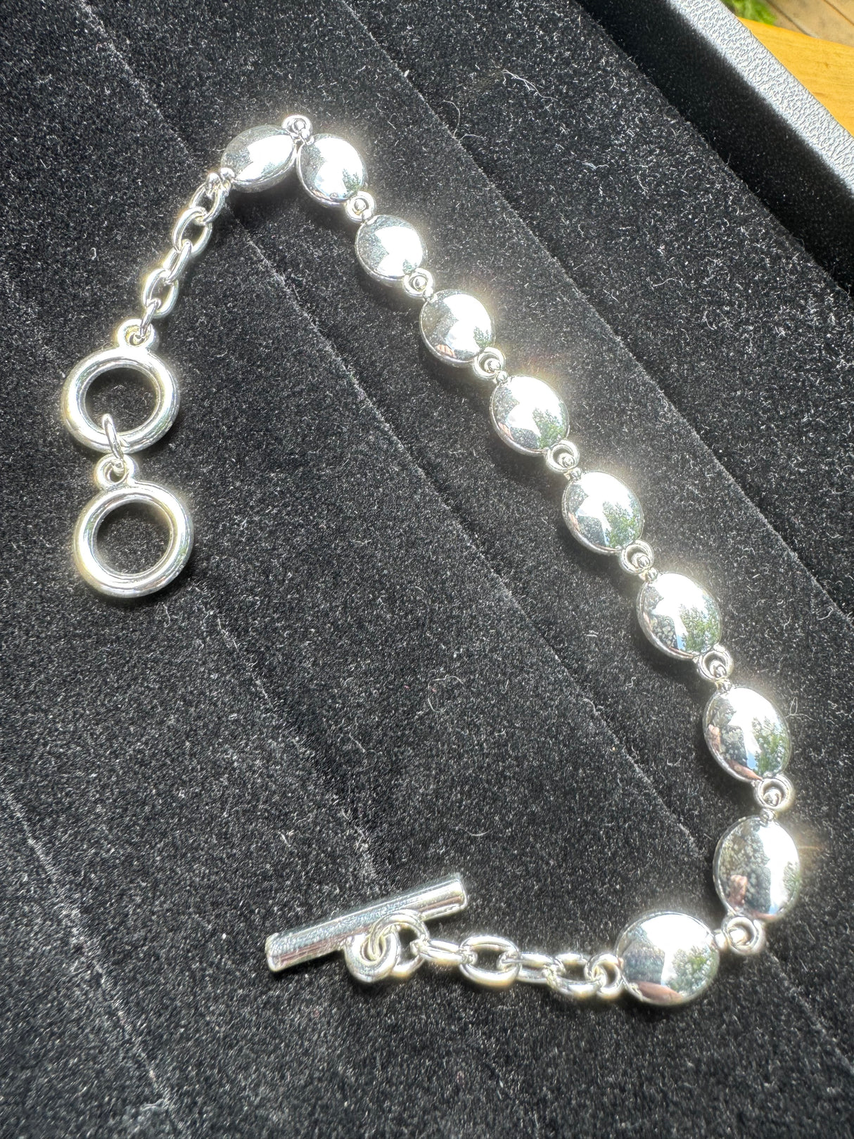 Larimar Silver Bracelet - 19g