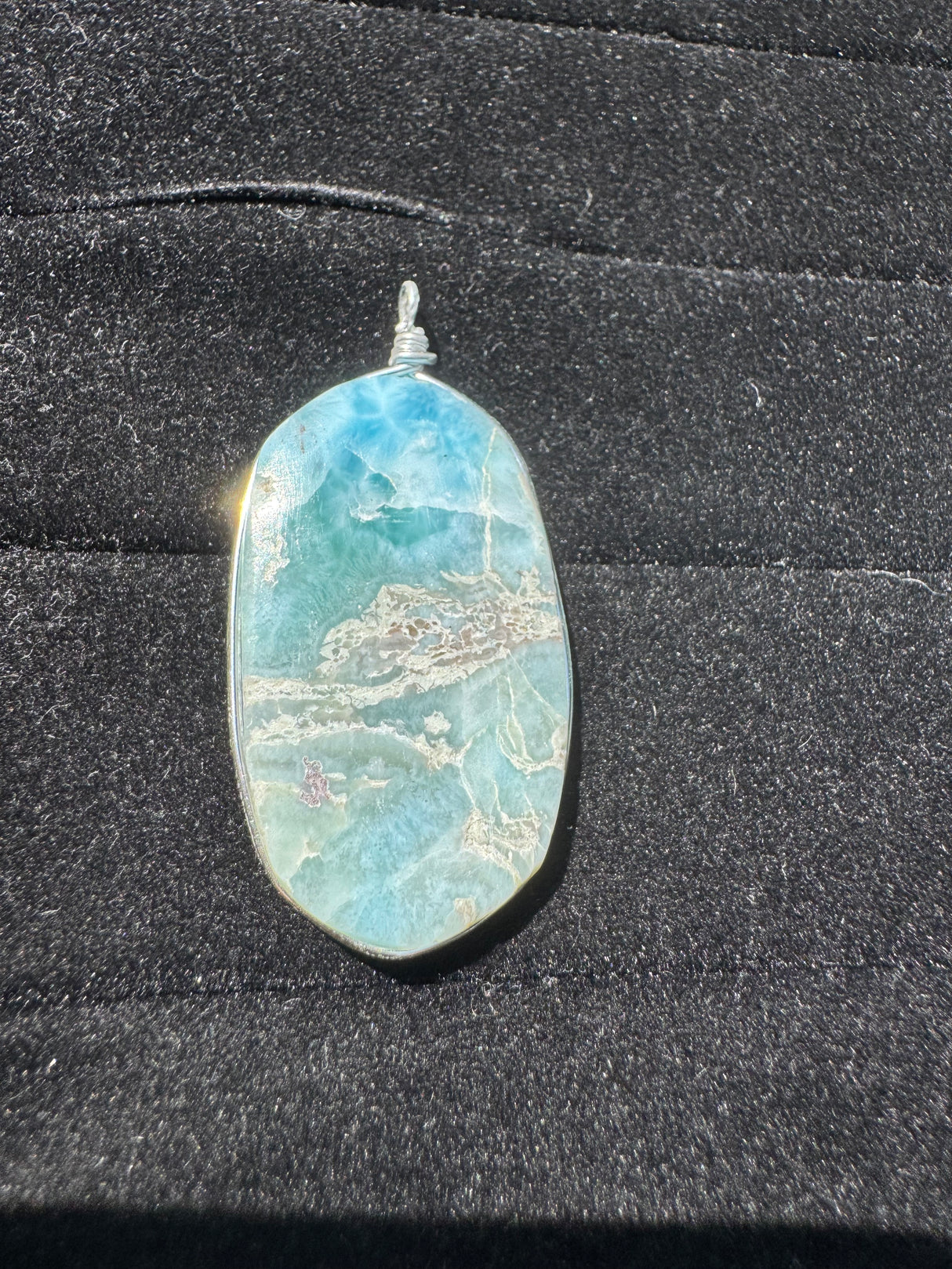 Larimar Silver Pendant - 20g