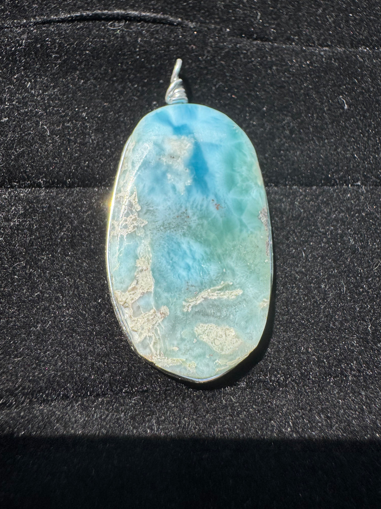 Larimar Silver Pendant - 20g