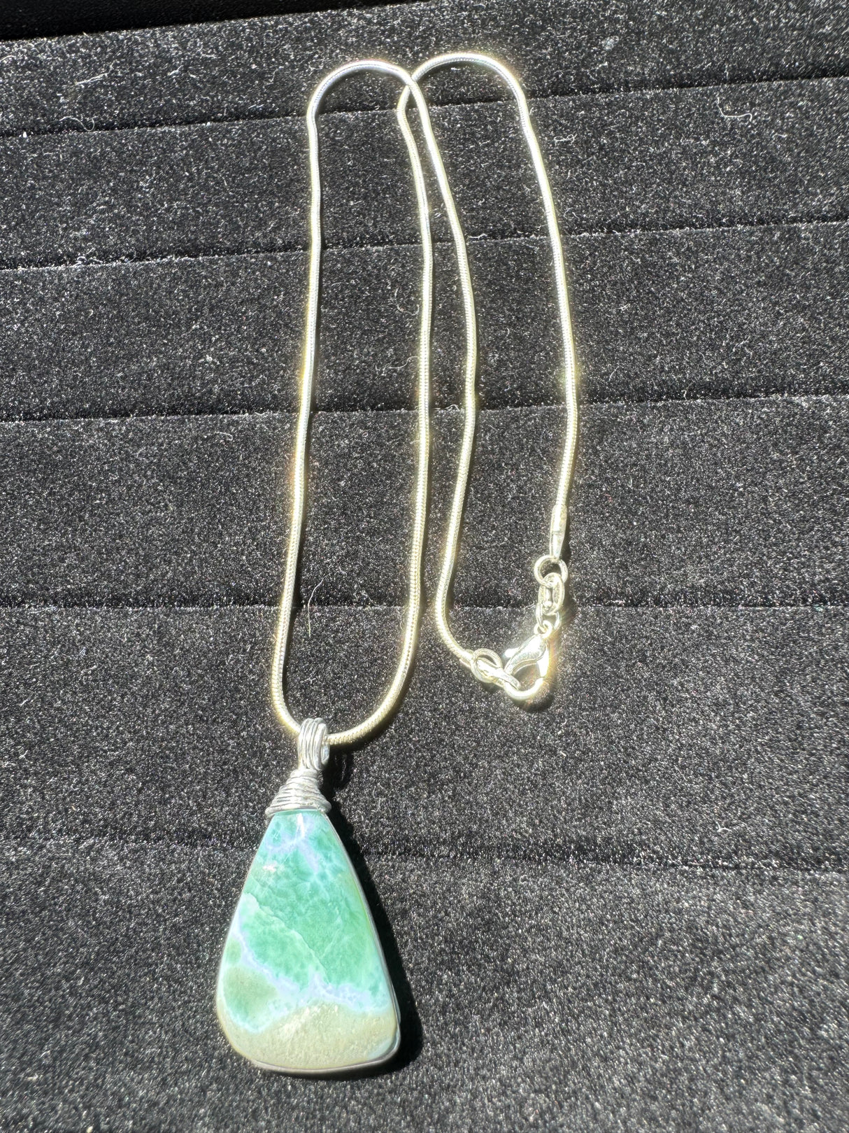 Larimar Silver Pendant - 20g
