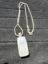 Larimar Silver Pendant Neckalce - 25g