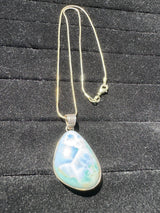 Larimar Silver Pendant Neckalce - 25g
