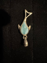 Larimar Silver Pendant - 17g
