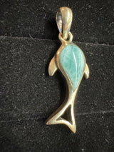 Larimar Silver Pendant - 17g