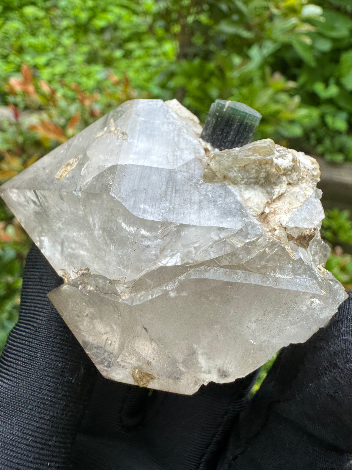 Greencap Tourmaline Specimen - 172g