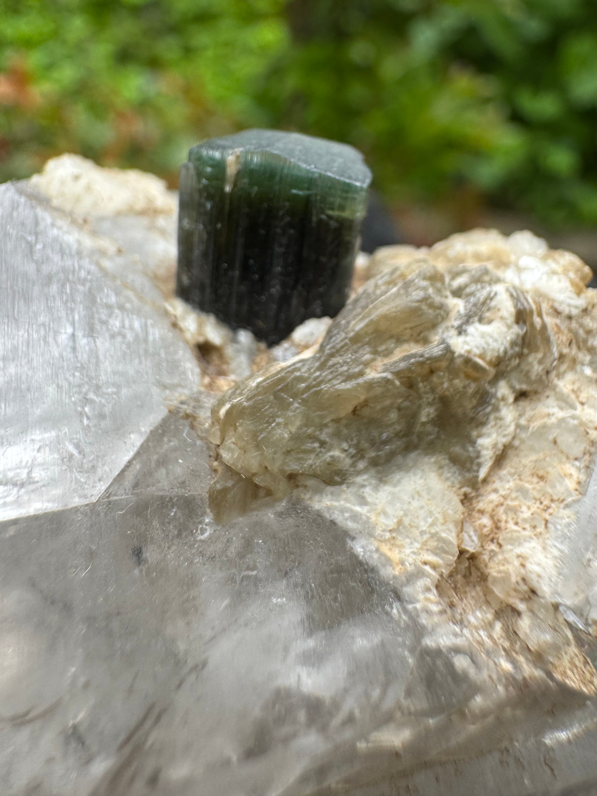 Greencap Tourmaline Specimen - 172g