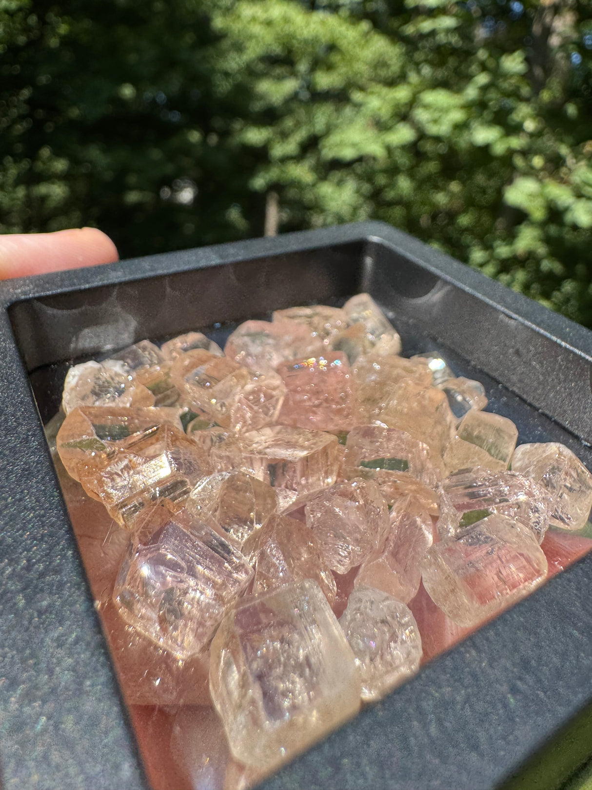 Topaz Crystals Lot w/ case - 36g