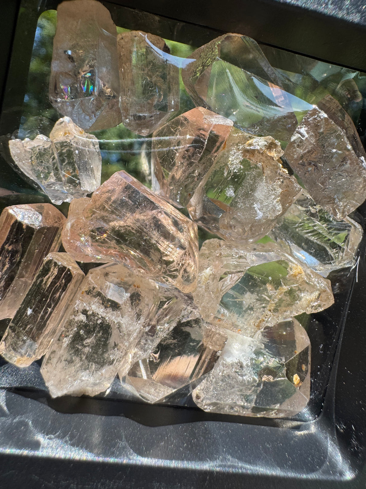 Topaz Crystals Lot w/ case - 57g