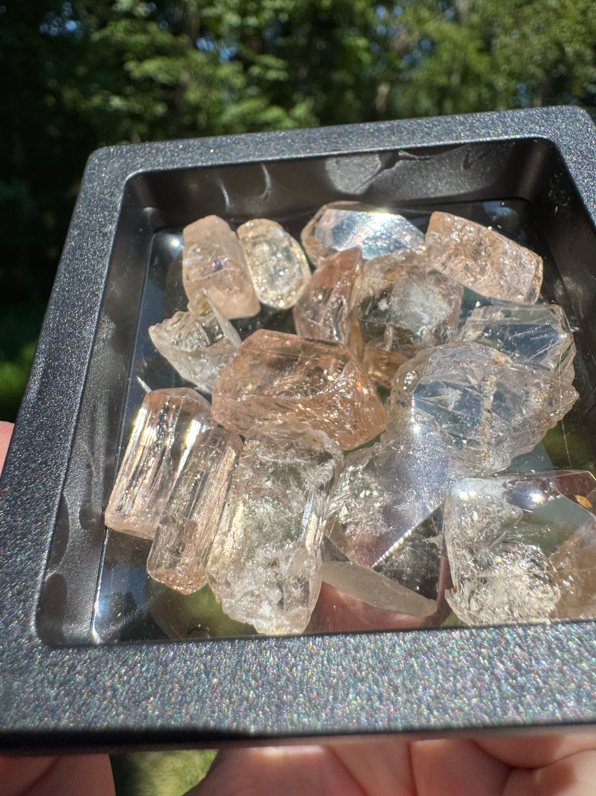 Topaz Crystals Lot w/ case - 57g